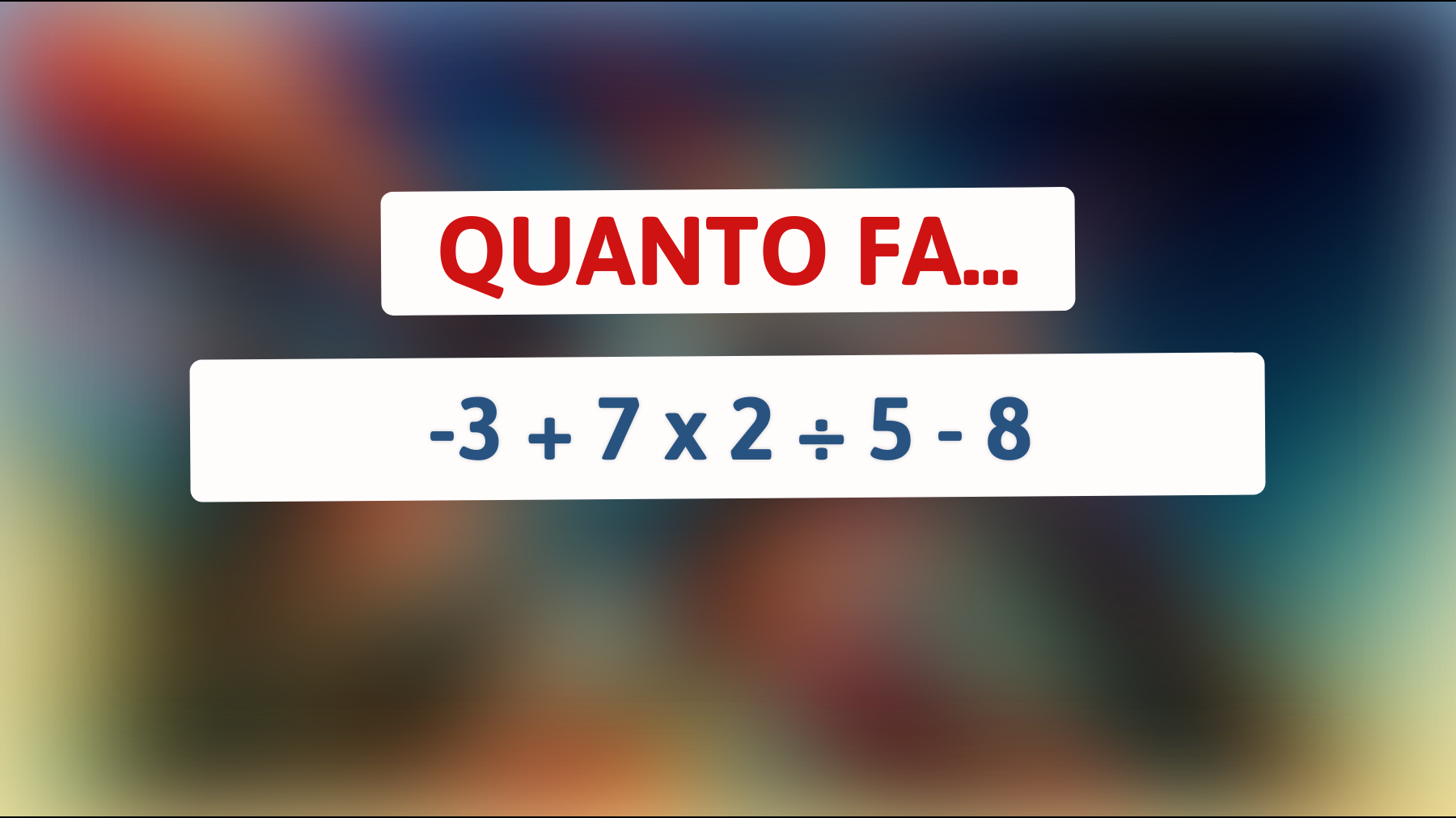 Svelato l'enigma matematico che solo l'1% delle persone può risolvere: accetti la sfida?"